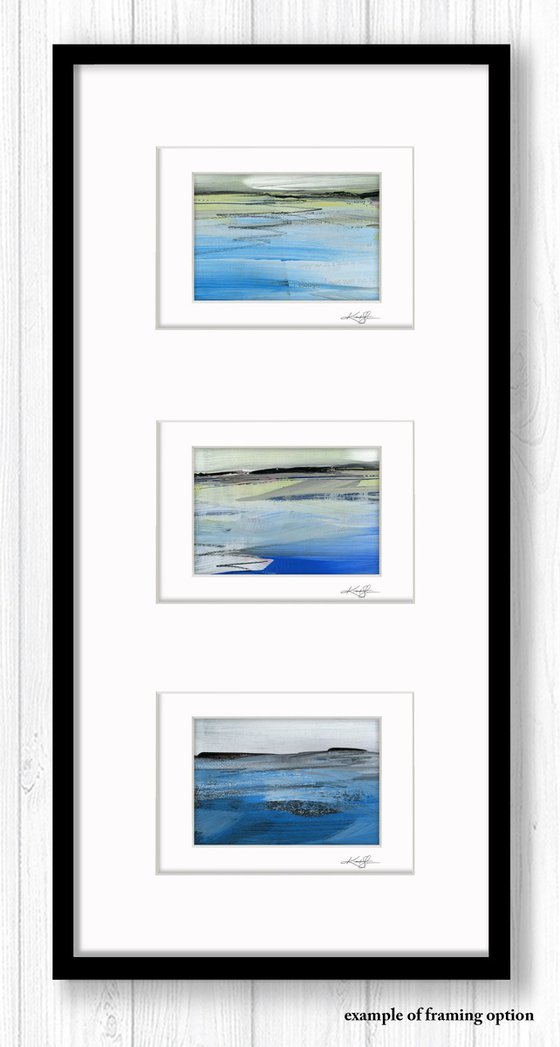 Journey Collection 2 - 3 Landscape Paintings by Kathy Morton Stanion