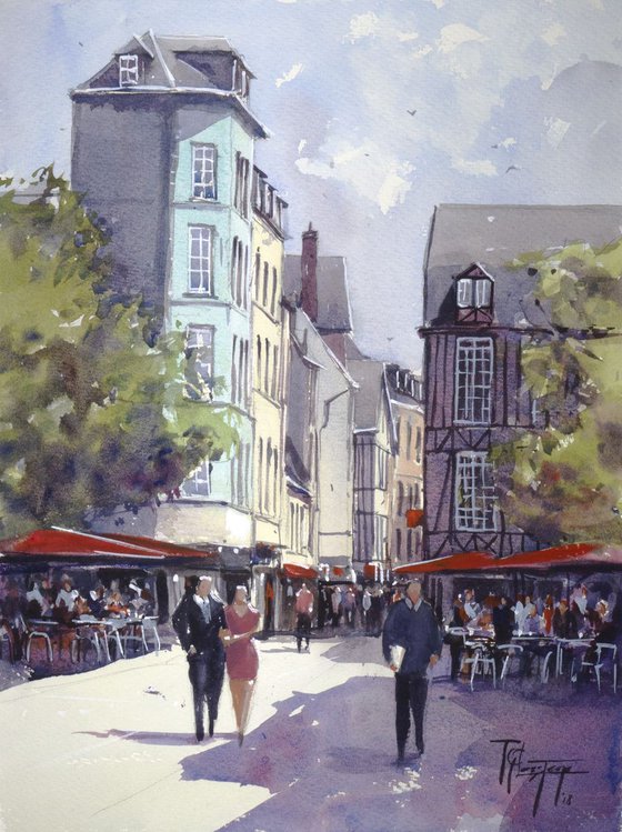 Streetscene in Rouen