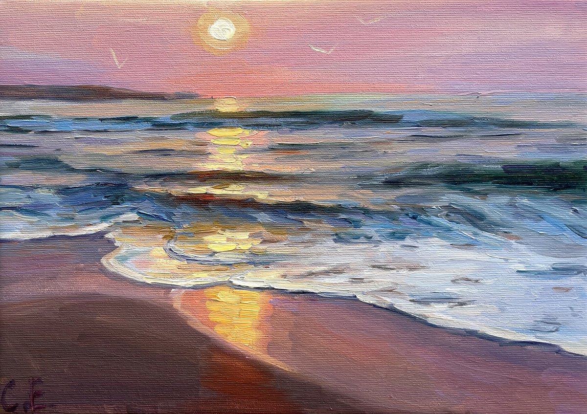 Sea Dawh By Evgeny Chernyakovsky, 20 X 14, Artwork For Sale On Artfinder