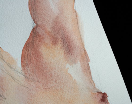 Grace VII. Series of Nude Bodies Filled with the Scent of Color /  ORIGINAL PAINTING