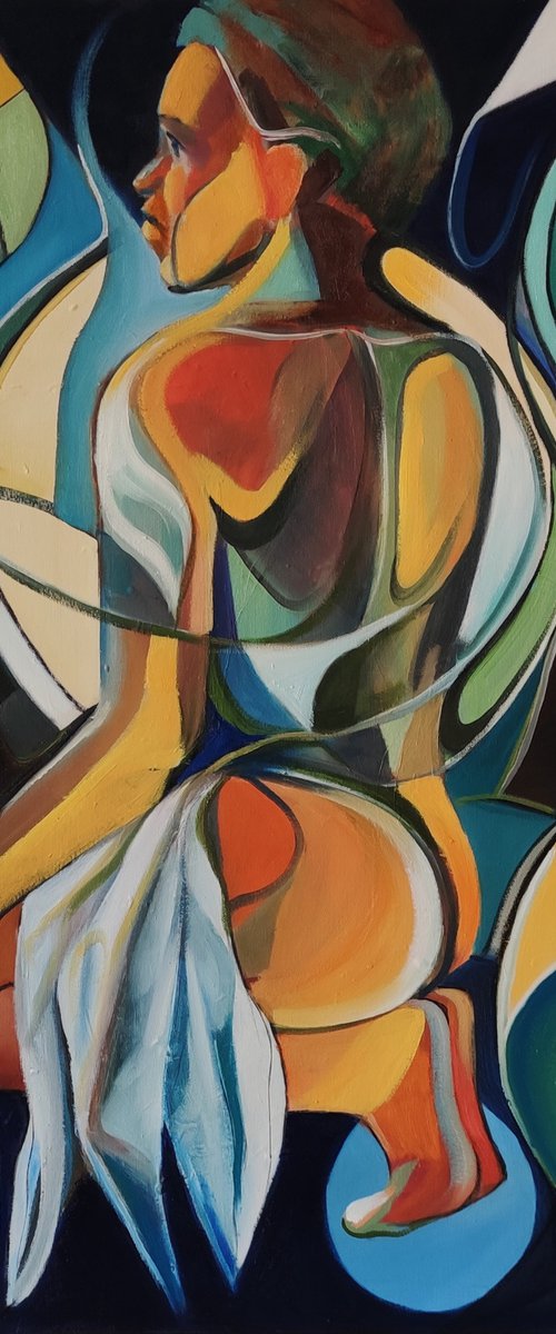 Kneeling Woman by Paula Berteotti