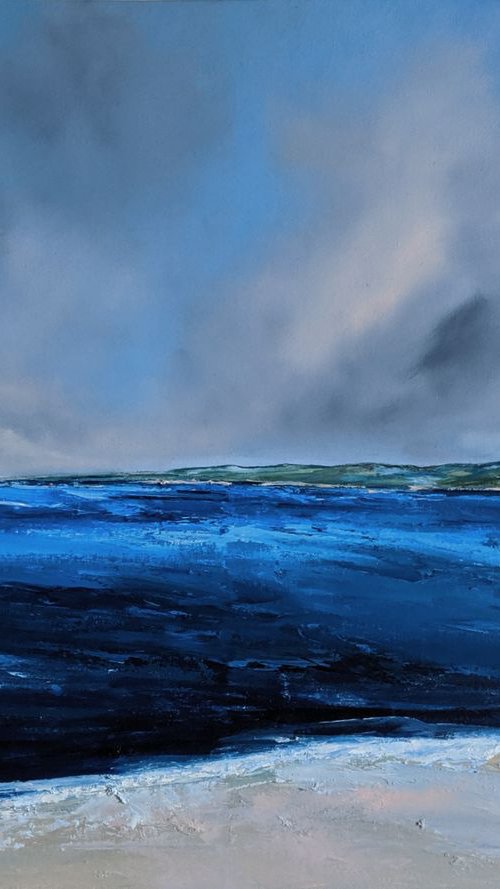 Abstract seascape 6 by Jo Earl