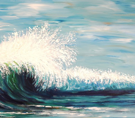 Seascape Breaking Waves D 6