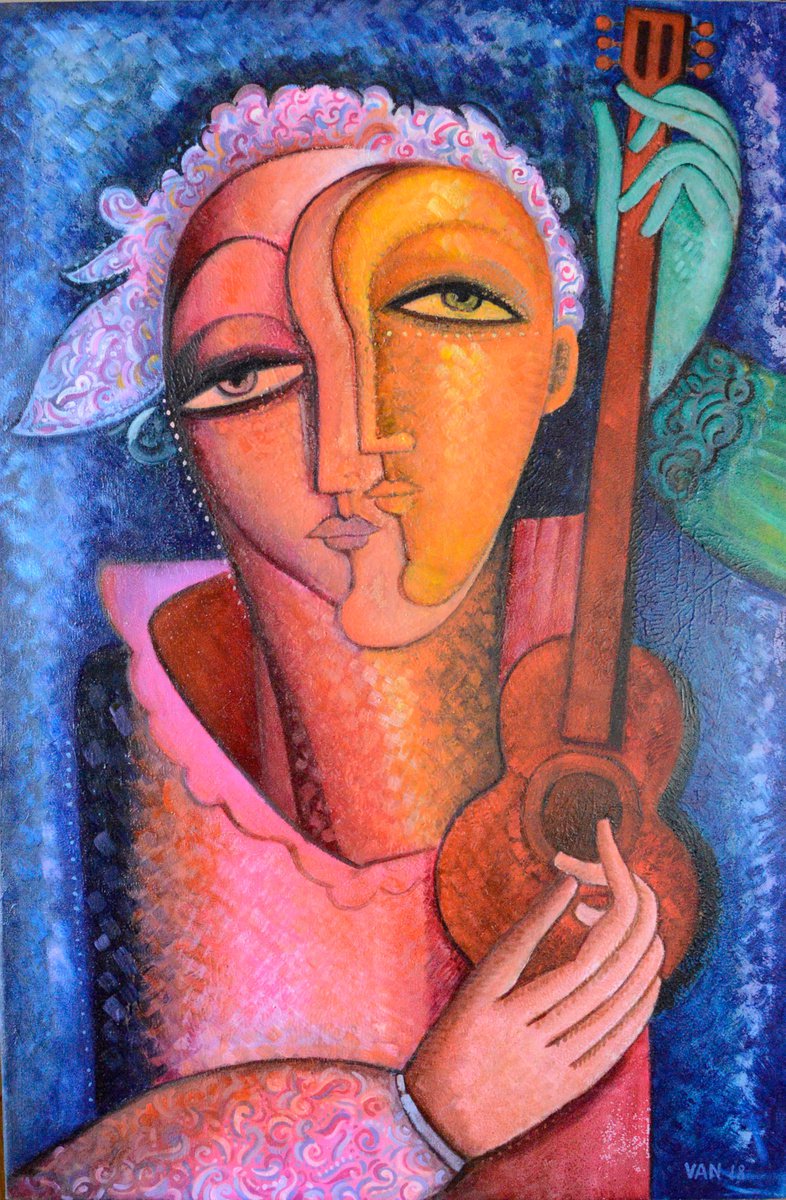 Guitar Player by Van Hovak