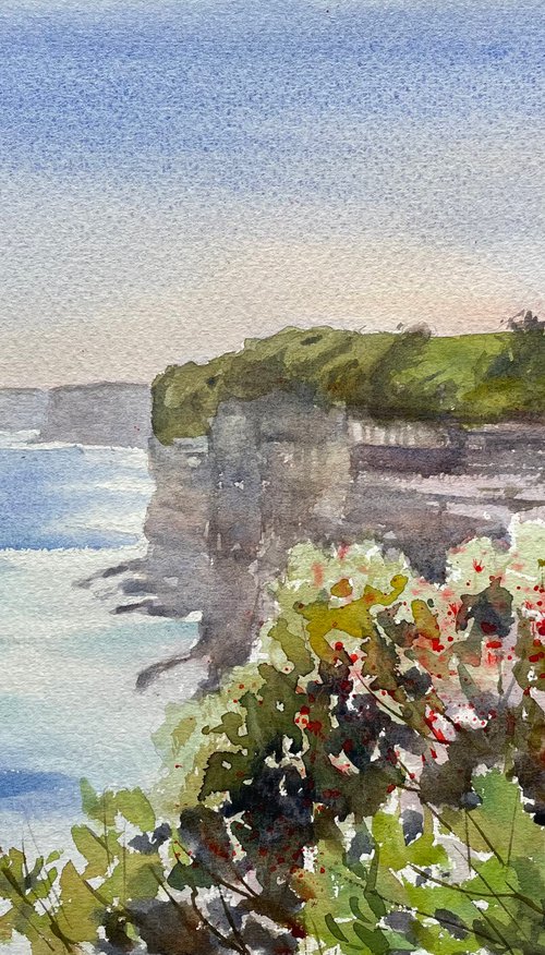 Lighthouse by the sea by Shelly Du