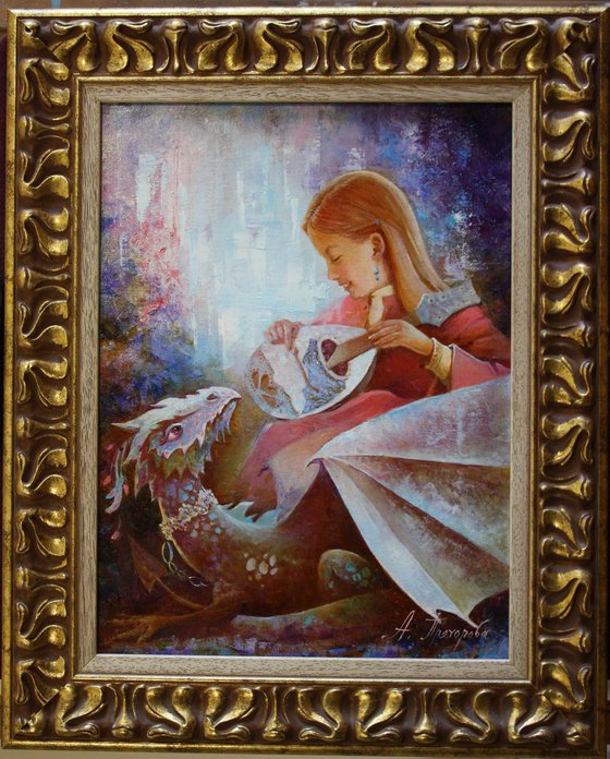 Девочка и дракон.Анна добродий