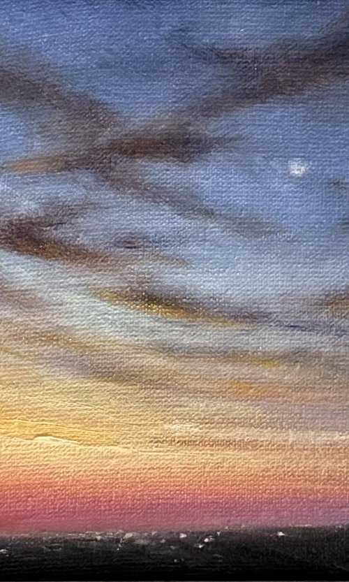 October sky by Daiva Karaliute