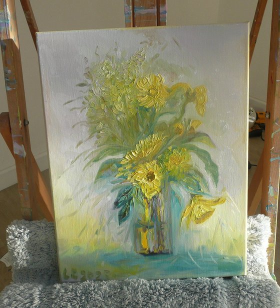 Spring Daffodils in a vase