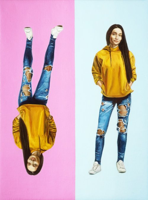 Marta upside-down by Paolo Borile