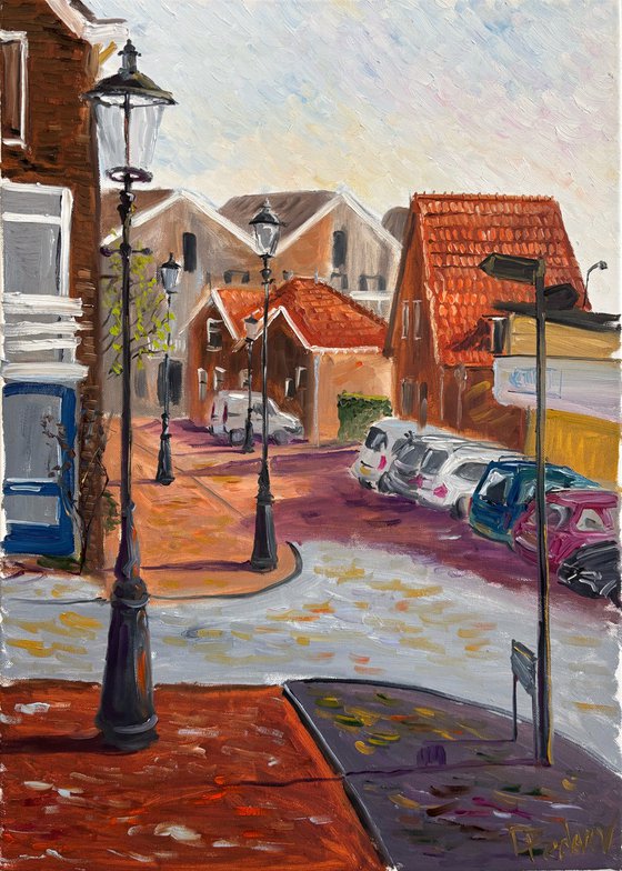 Historic Dutch Street Scene