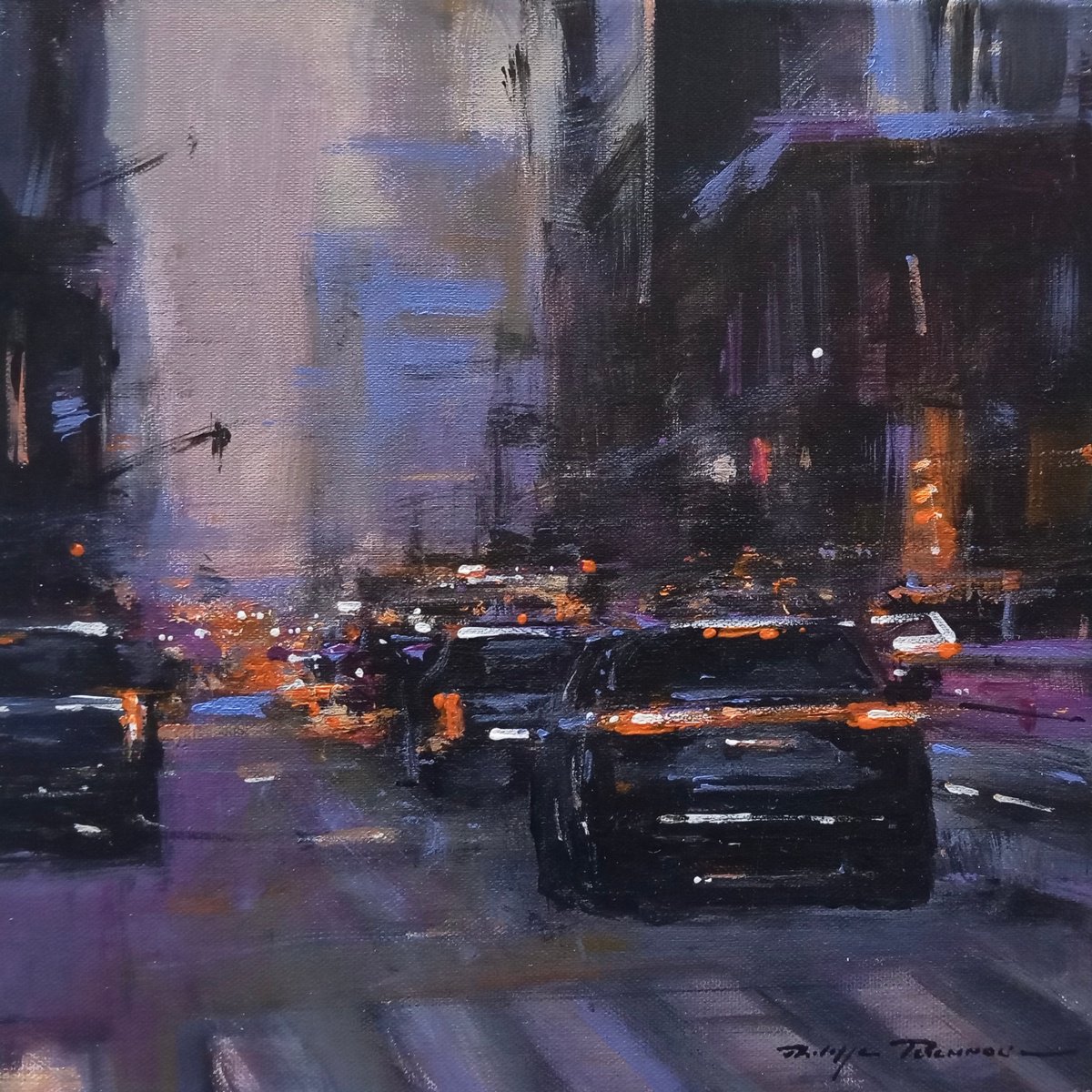 New York N°2343 By Philippe Perennou, 12 X 12, Artwork For Sale On Artfinder