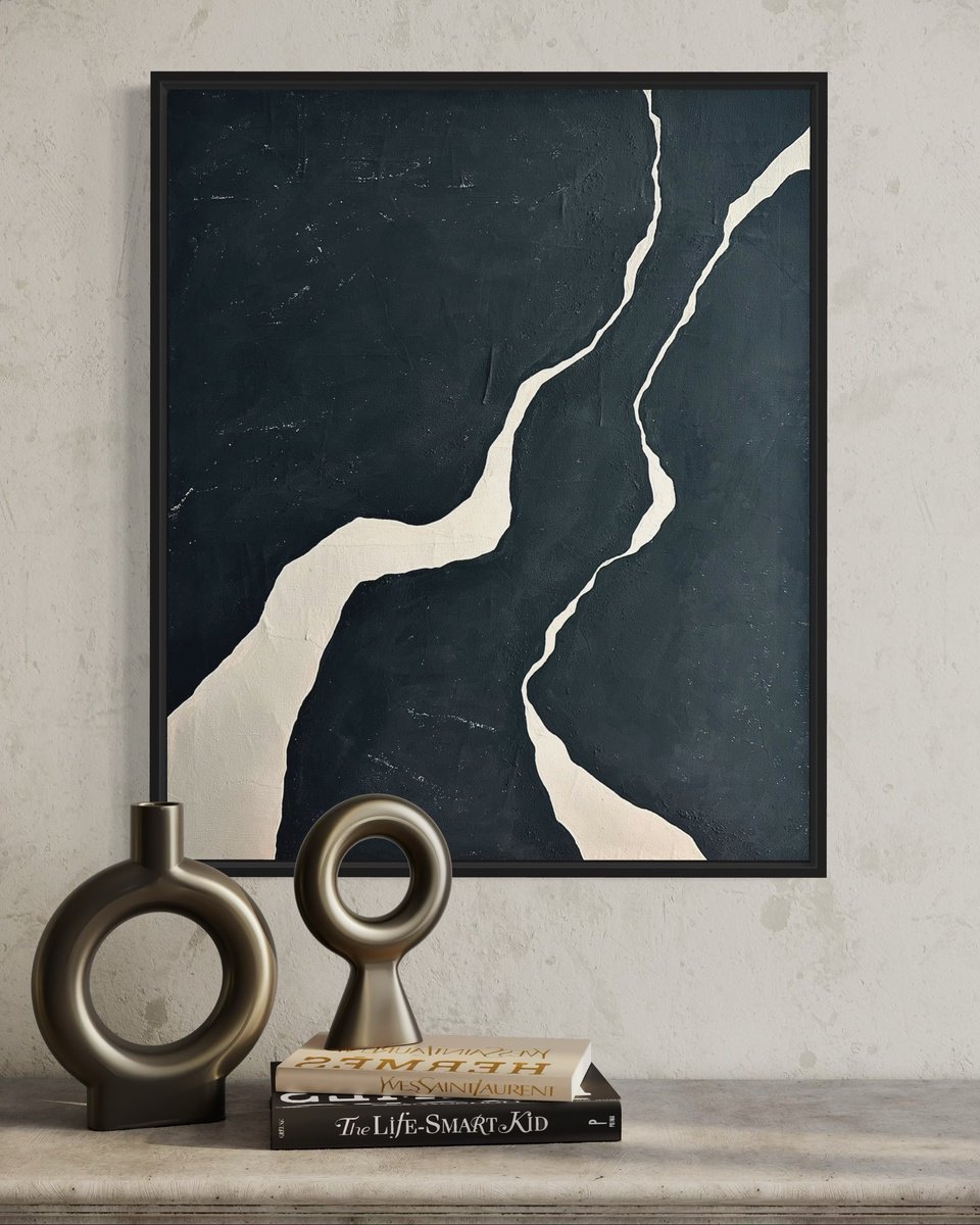 Abstract Acrylic Painting By Alisa Fimen, 20 X 24, Earthbound, Original Artwork