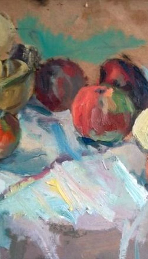 Still life. "Apples" by Oleksa Chornyi