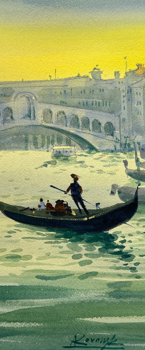 Morning on the Grand Canal by Andrii Kovalyk