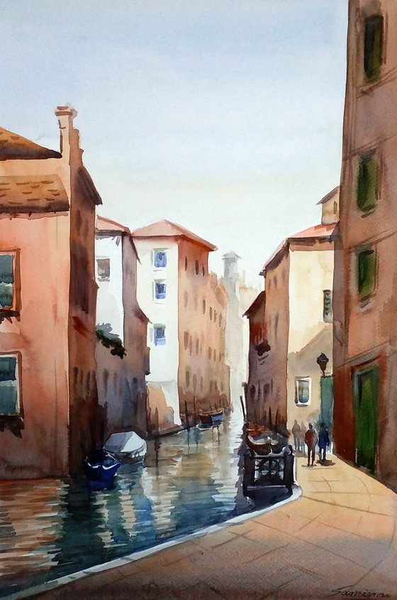 Venice  - Watercolor Painting