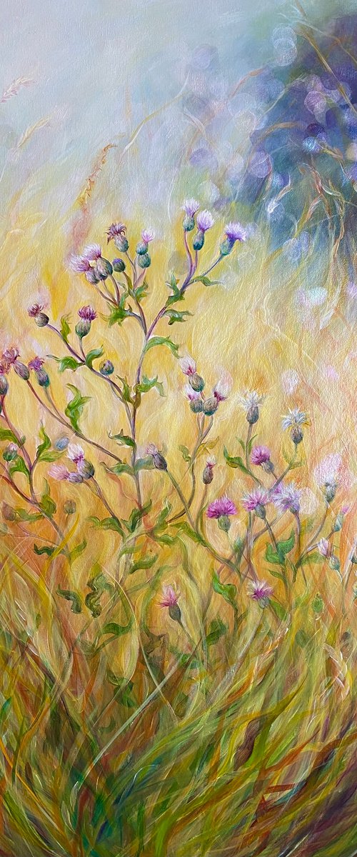 'Resilience' - Thistle Meadow by Anita Nowinska