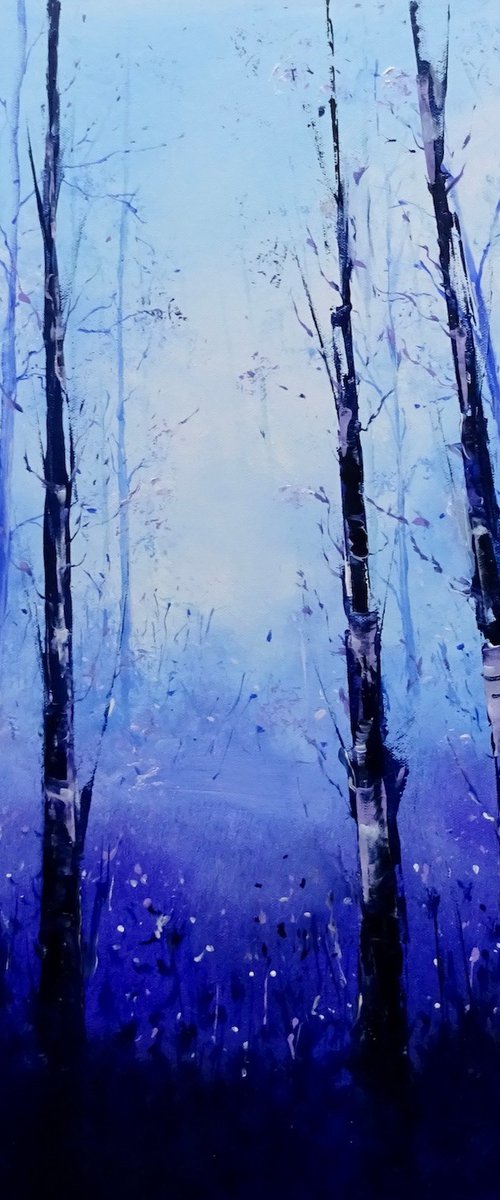 Out Of The Blue by Mel Davies Original Art