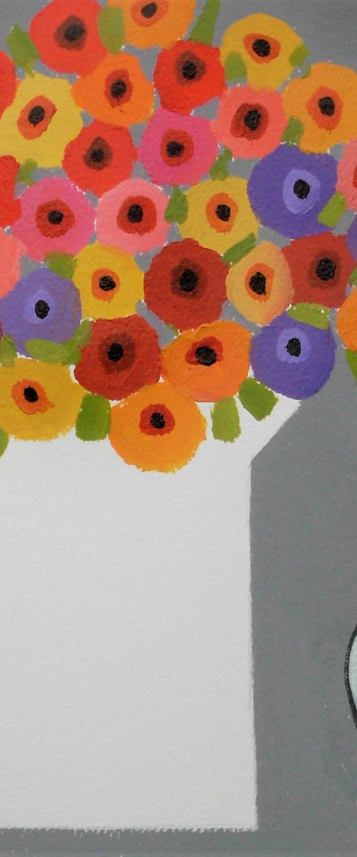 Still Life with Fruit and Flowers by Jan Rippingham