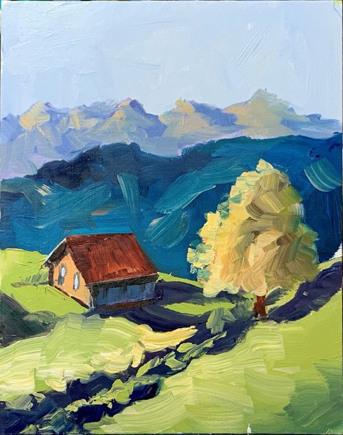 House by the mountains. by Vita Schagen