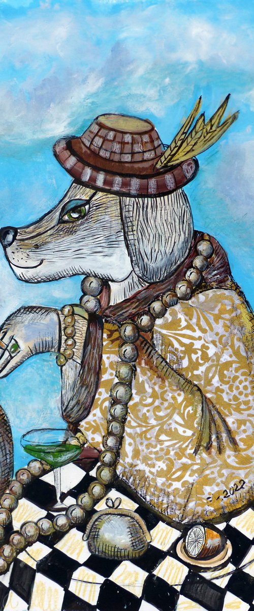 Lady Dog #2 by Elizabeth Vlasova
