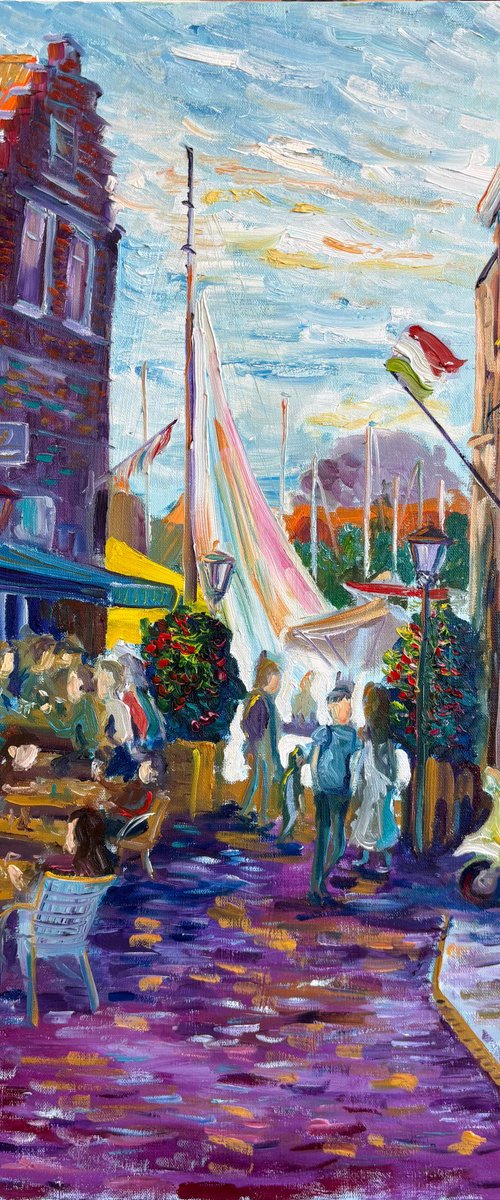 Goes Harbor Cafe Terrace by Dmitry Fedorov