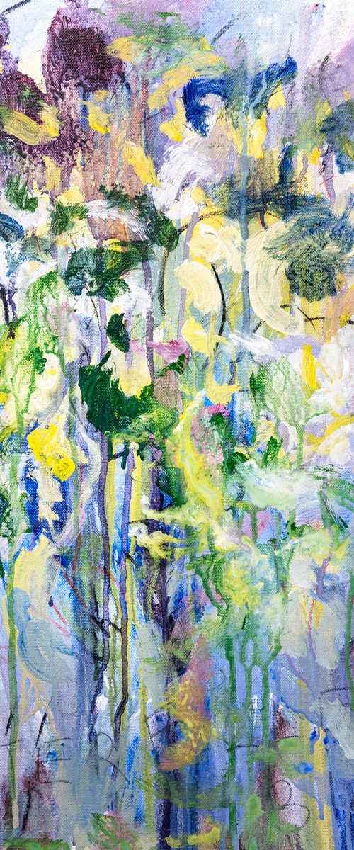 Cotton Grass Pond 1 by Elizabeth Anne Fox