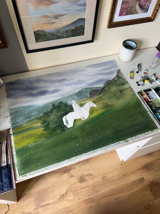 Where the Hills Breathe, 56x76 cm