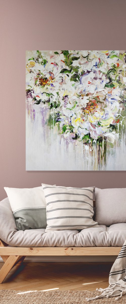 WHITE BLOOMS by Anna Cher