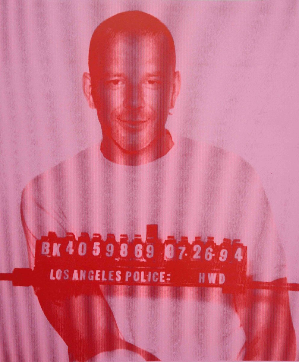 Urban And Pop Portrait Screenprint By David Studwell, 22 X 26, Mickey Rourke I, Original Artwork