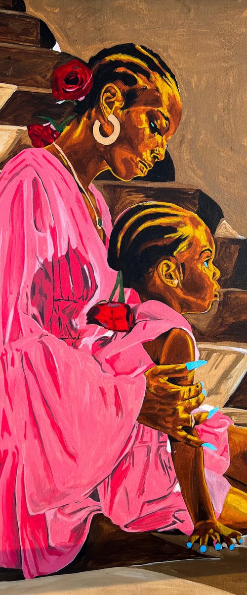 Ma Mère et sa fille by Emmanuel Akolo
