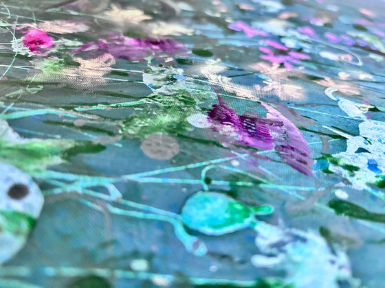 Midnight's Floral Symphony