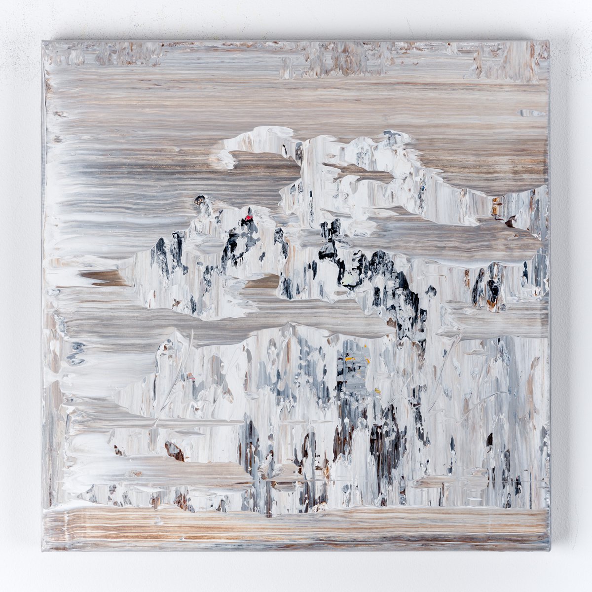 Abstract Acrylic Painting By Radek Smach, 16 X 16", Ph877, Original Artwork