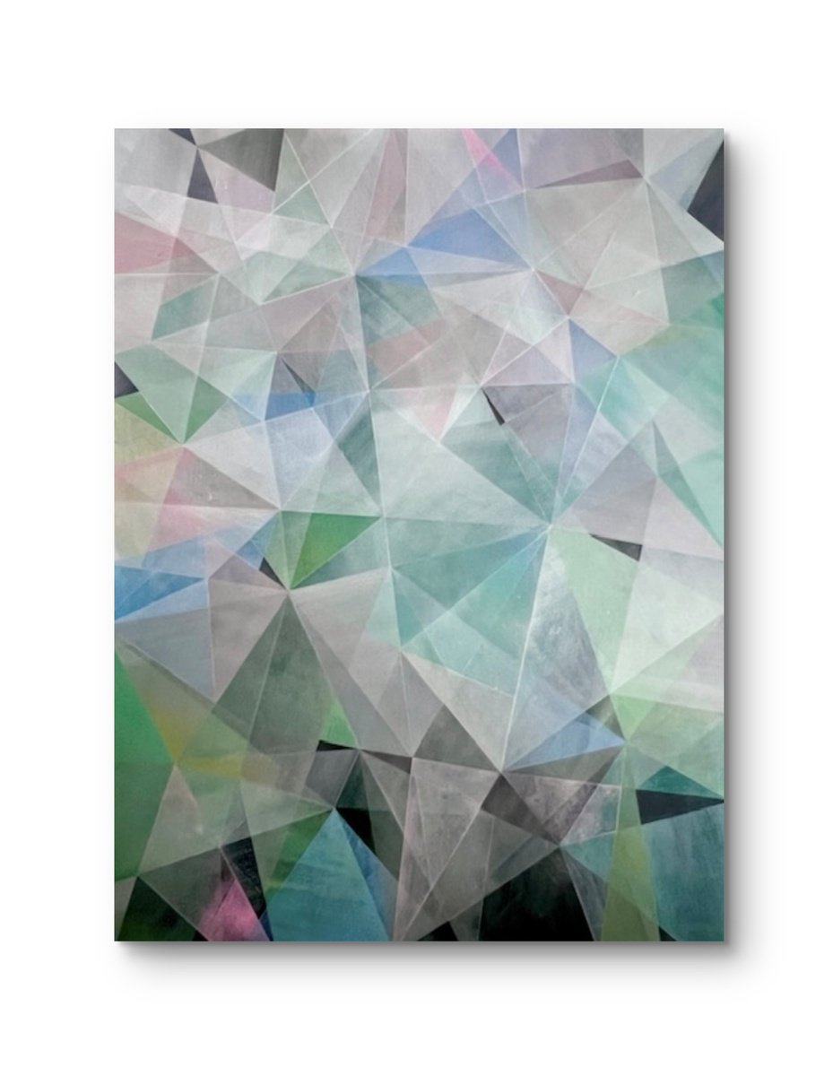 Silent Geometry By Arinika Stratievsky, 36 X 48, Artwork For Sale On Artfinder