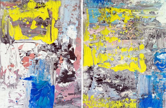 Abstract diptych 70