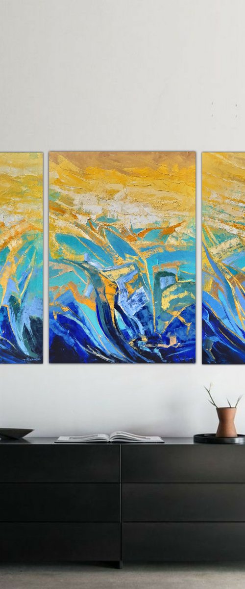 Sunrise A3A4A5  100x210cm by Tigran Mamikonyan