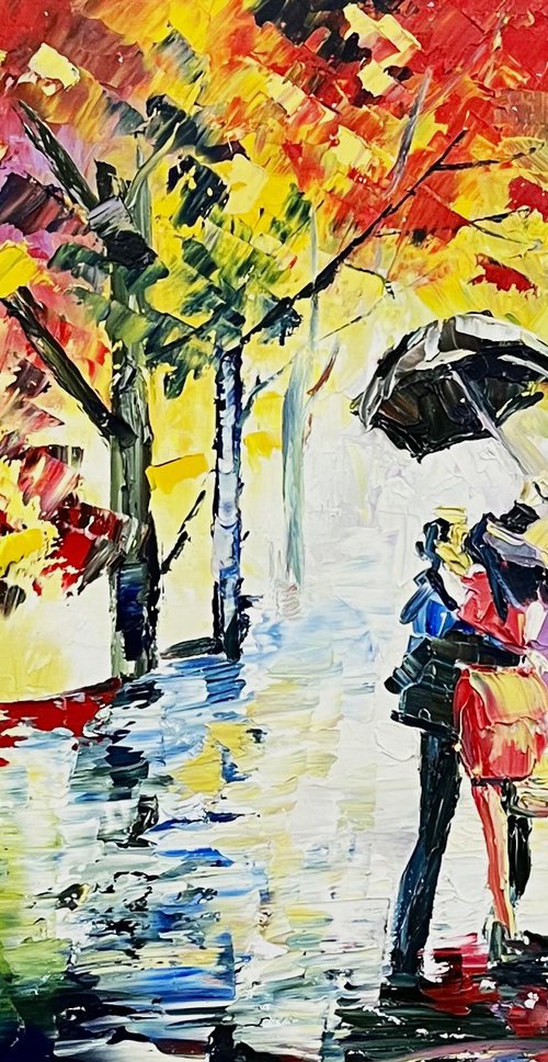 A Rainy Romance by Vahe Bagumyan