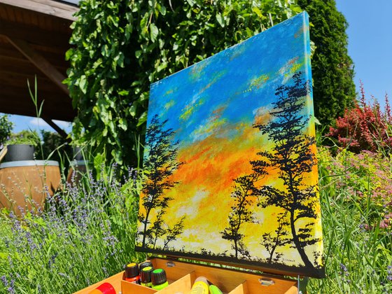 Yellow sunset 1