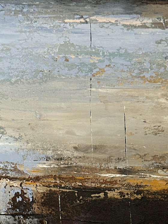 Violet Pink Sky Over Deep Waters