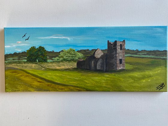 Knolton Henge on a Panoramic Canvas