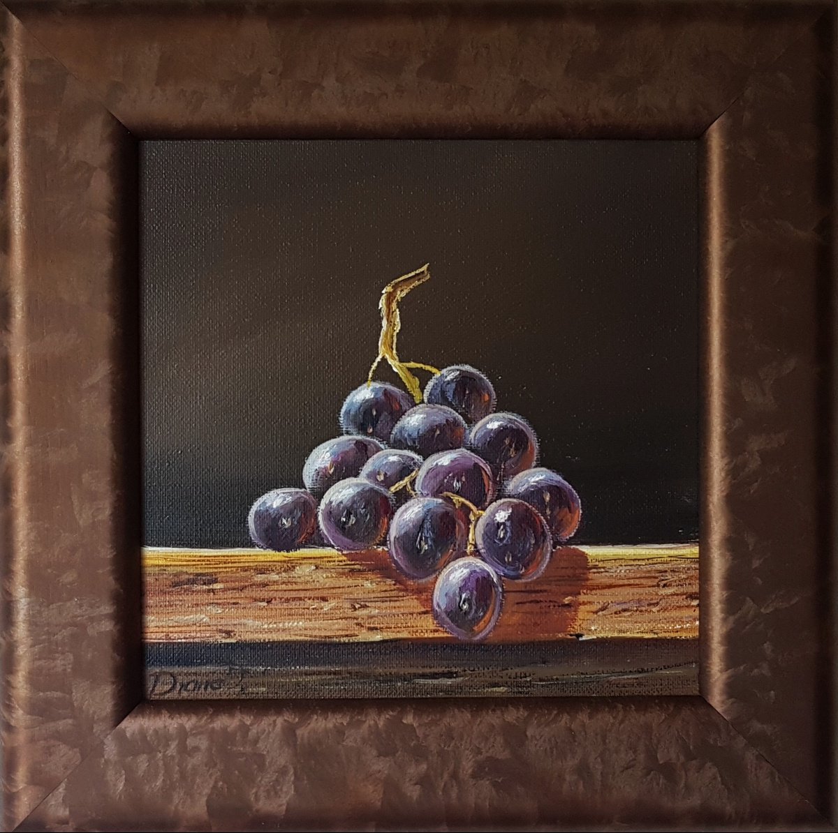 Black Grapes by Diana Janson