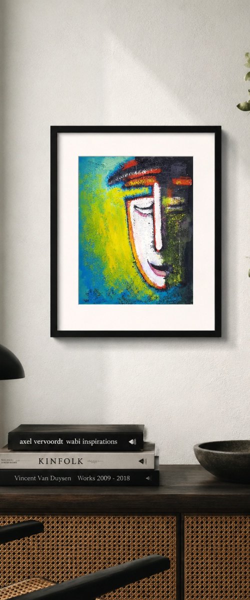 Joye I (18cm x 24cm x 0.1cm) by Zhana Viel