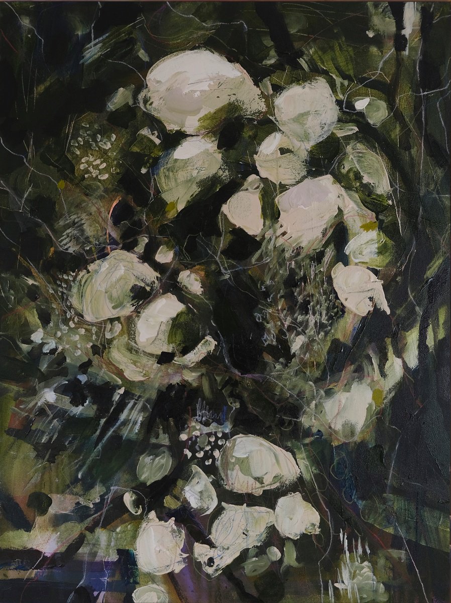 Expressive Abstract Acrylic Painting By Egle Ra, 28 X 38, Light Within You, Original Artwork