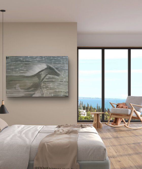 White Horse in the Mist