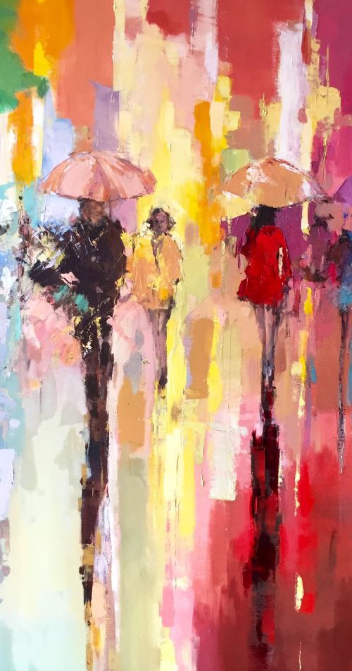 'Summer Walk in Hyde Park II' by Ewa Czarniecka