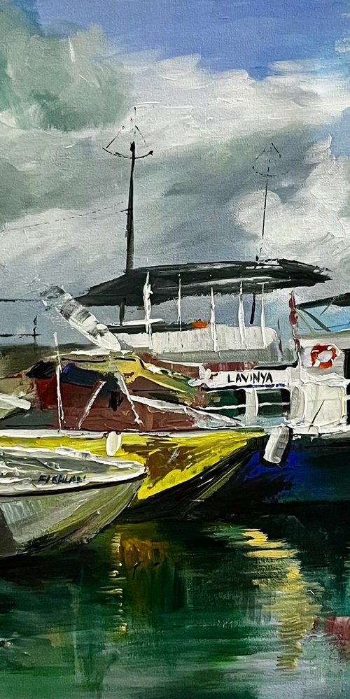 The Colorful Fleet by Vahe Bagumyan