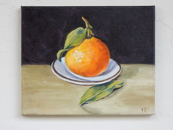 Tangerine(3). Still life.