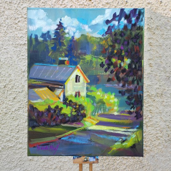 The road to a cozy home