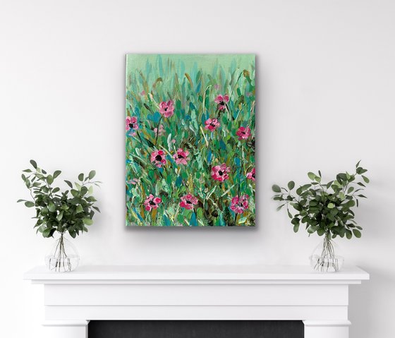 Blossoming Beauty - Pink Flower Garden