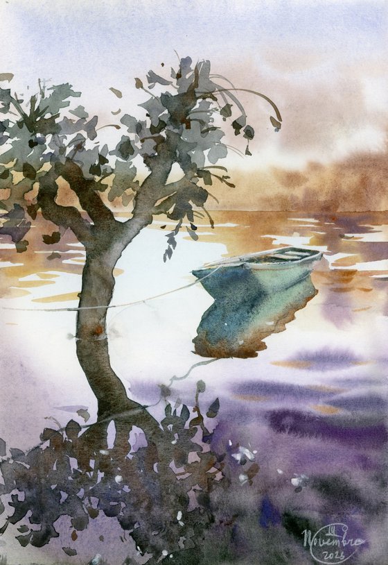 Reflections on the river
