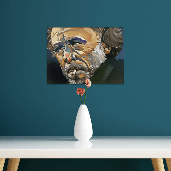 Portrait of Charles Bukowski